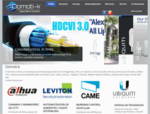 Tablet Screenshot of domotik.net
